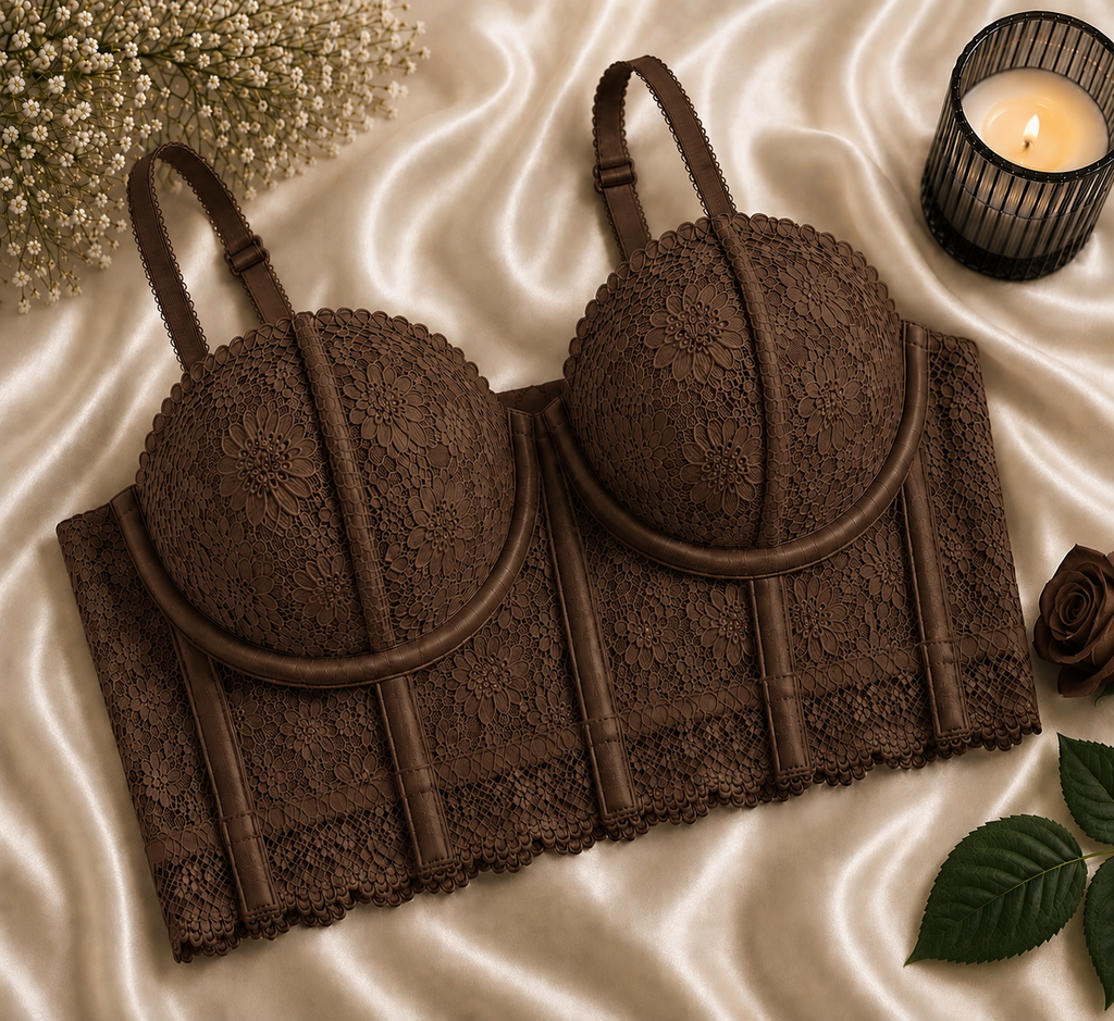 Floral Lace Bra Set