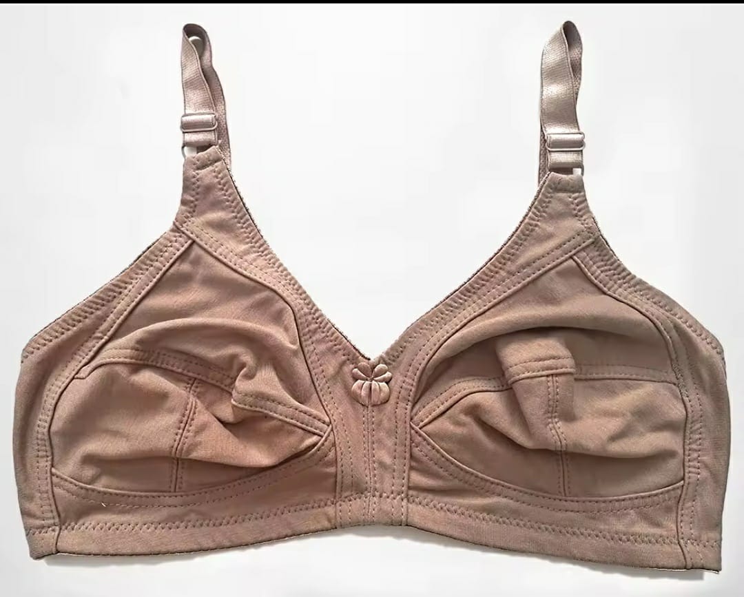 50% OFF | PACK OF 3 IMPORTED PURE STRETCHABLE COTTON BRA