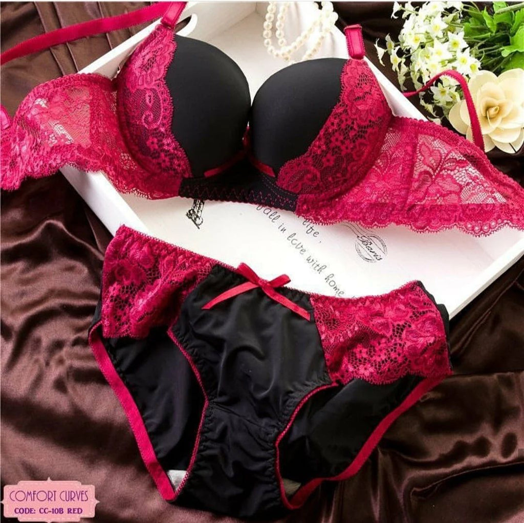 ✨ Elegant Women’s Lace pushup Set | Soft & Comfortable Fit