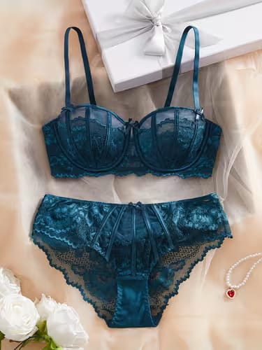 Floral mesh bra(Pack Of 3)